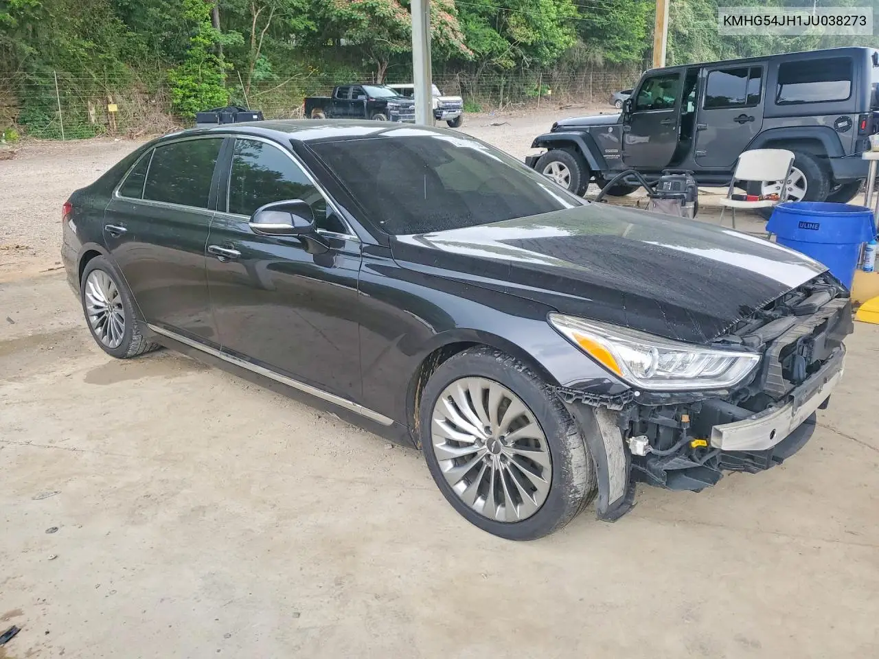 2018 Genesis G90 Ultimate VIN: KMHG54JH1JU038273 Lot: 55979306