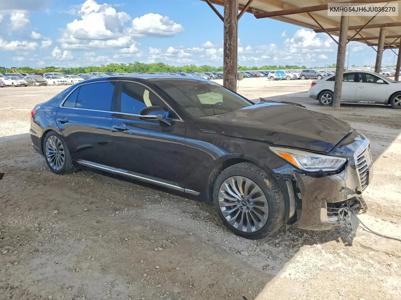 2018 Genesis G90 Ultimate VIN: KMHG54JH6JU038270 Lot: 56874526