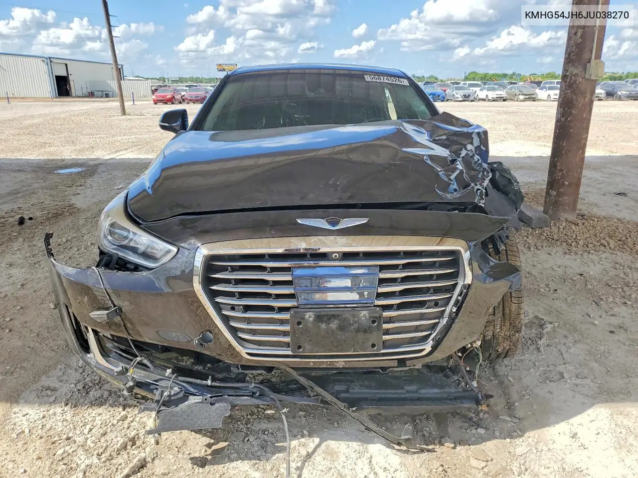 2018 Genesis G90 Ultimate VIN: KMHG54JH6JU038270 Lot: 56874526