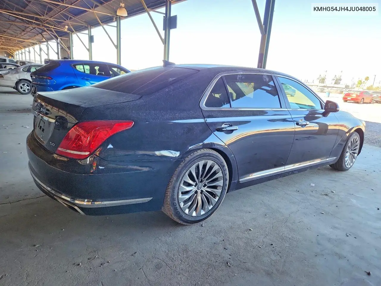 2018 Genesis G90 Ultimate VIN: KMHG54JH4JU048005 Lot: 59887976