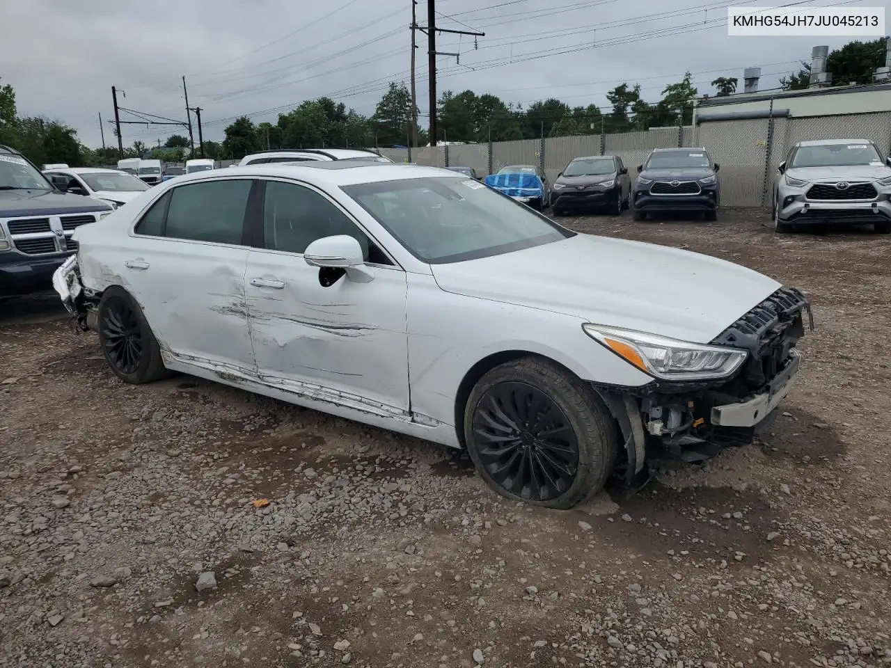 2018 Genesis G90 Ultimate VIN: KMHG54JH7JU045213 Lot: 62135515