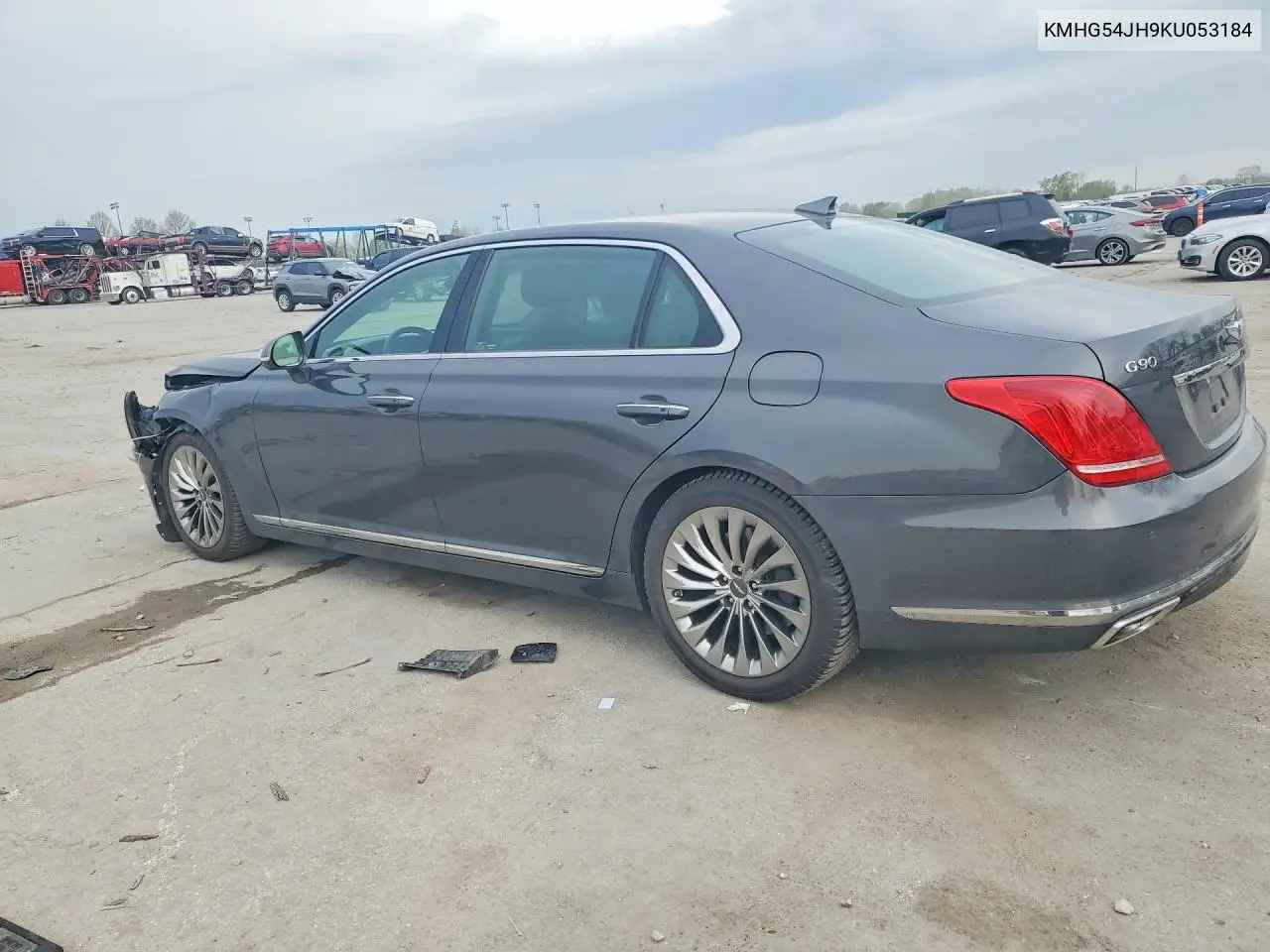 2019 Genesis G90 Ultimate VIN: KMHG54JH9KU053184 Lot: 49591746