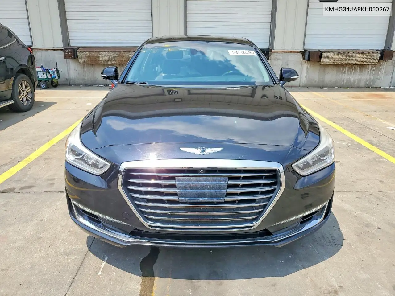 2019 Genesis G90 Premium VIN: KMHG34JA8KU050267 Lot: 59712636