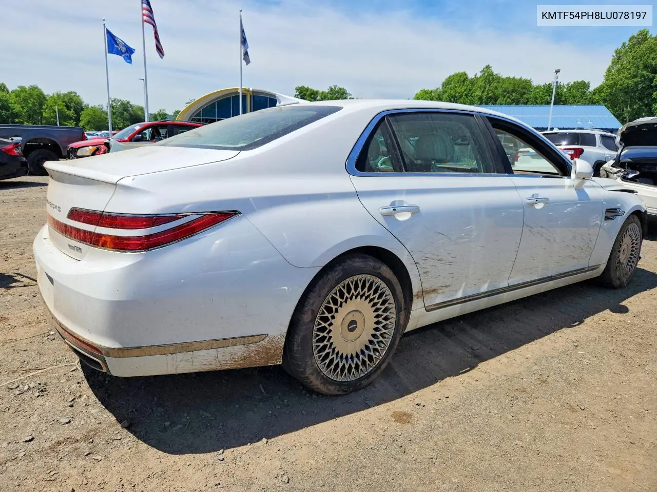 2020 Genesis G90 Ultimate VIN: KMTF54PH8LU078197 Lot: 55682376