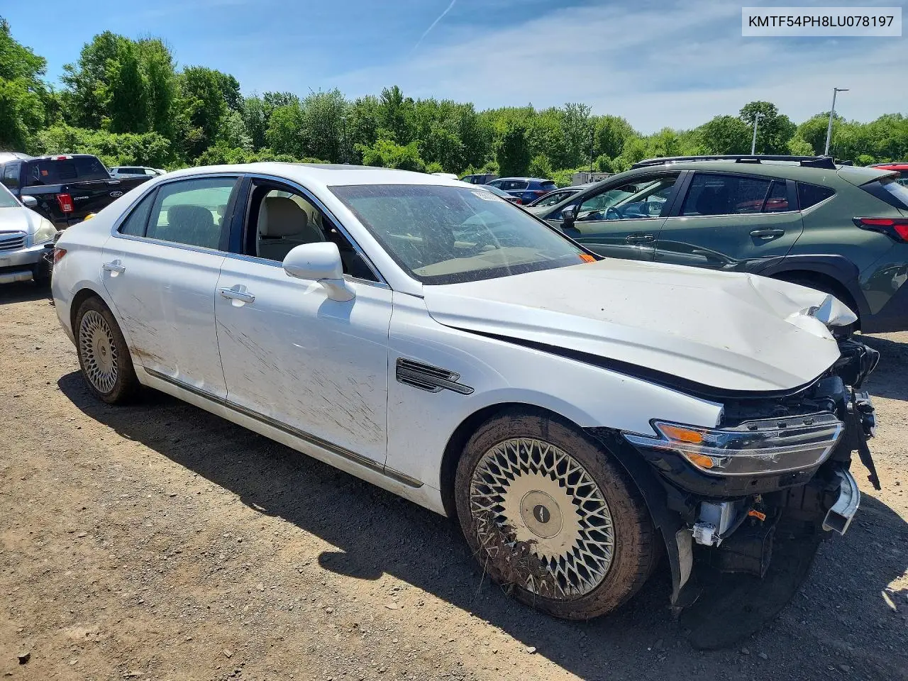 2020 Genesis G90 Ultimate VIN: KMTF54PH8LU078197 Lot: 55682376
