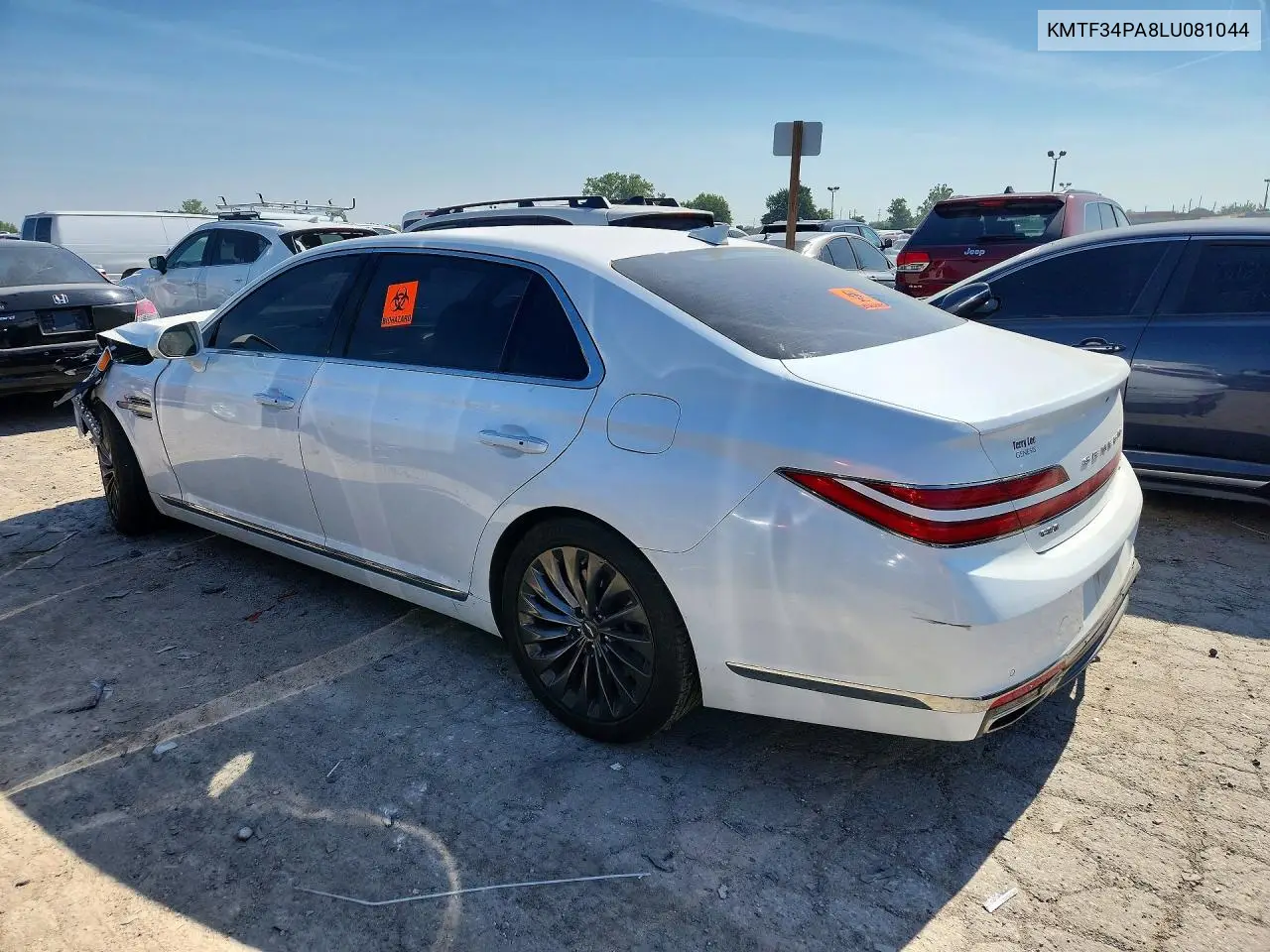 2020 Genesis G90 Premium VIN: KMTF34PA8LU081044 Lot: 60969466