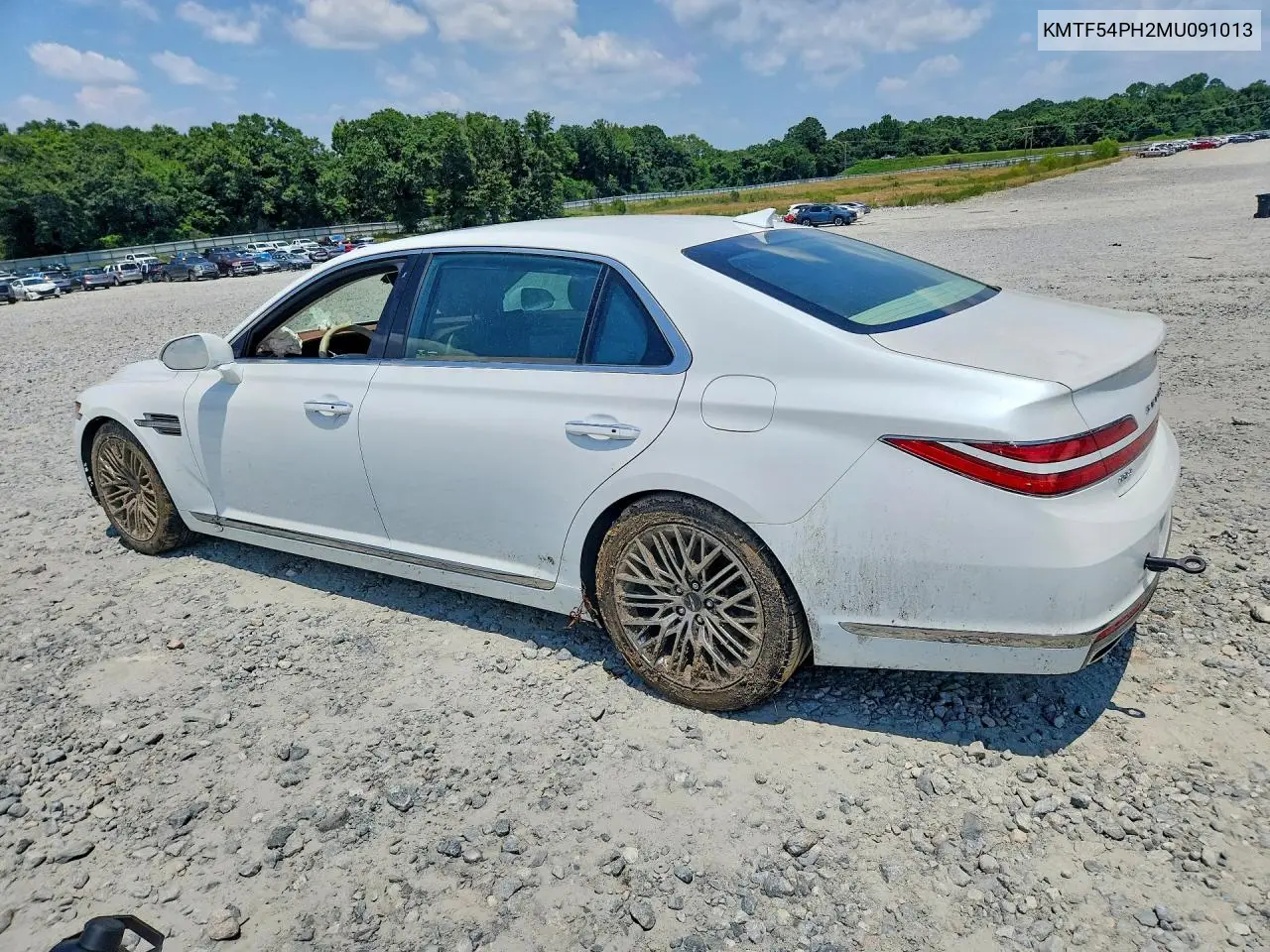 2021 Genesis G90 Ultimate VIN: KMTF54PH2MU091013 Lot: 59313956