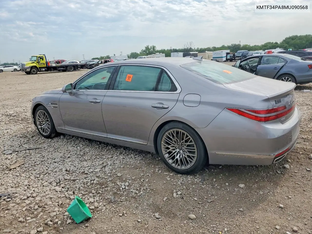 2021 Genesis G90 Premium VIN: KMTF34PA8MU090568 Lot: 60488046