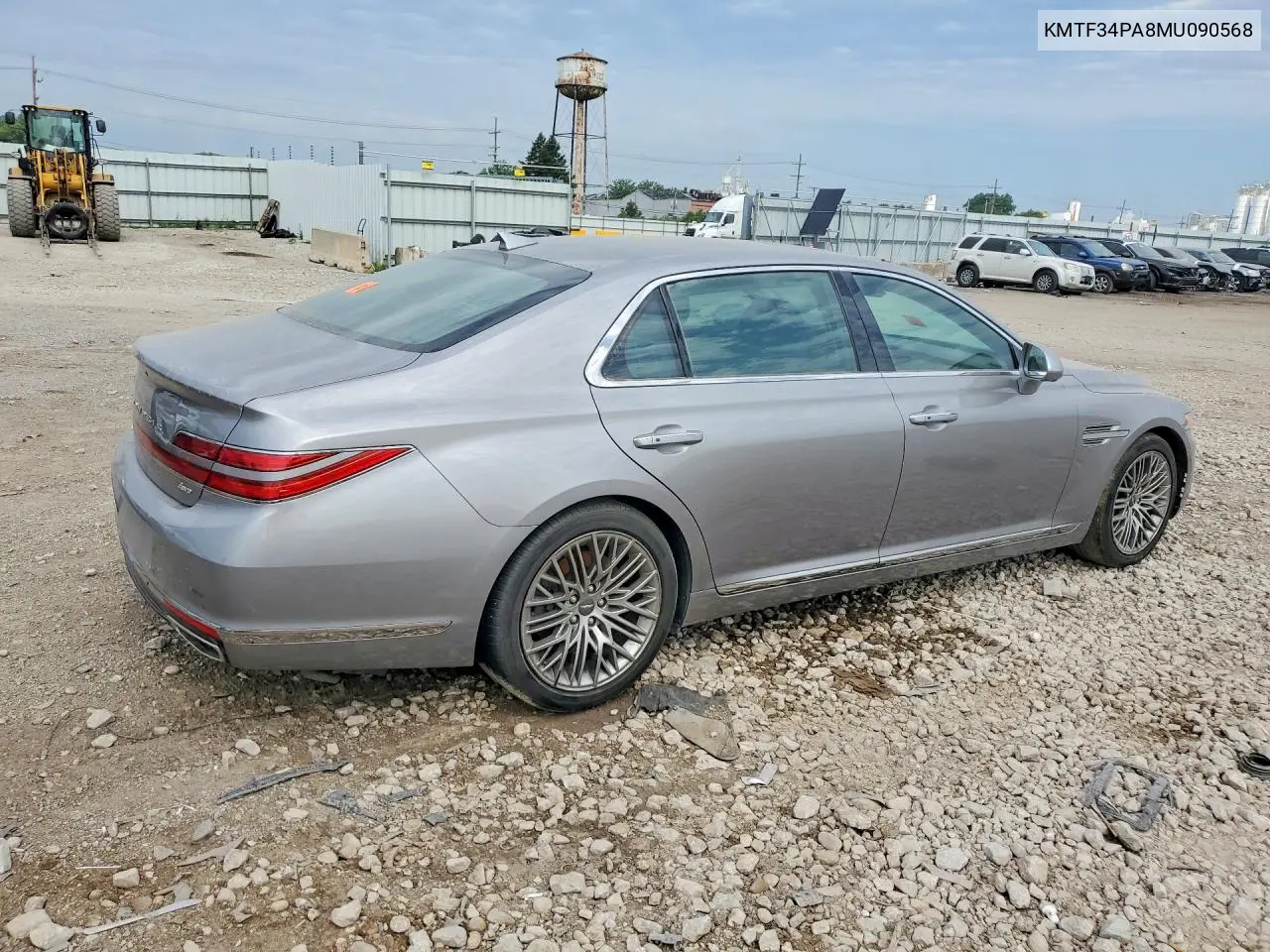 2021 Genesis G90 Premium VIN: KMTF34PA8MU090568 Lot: 60488046
