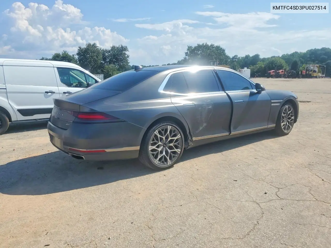 2023 Genesis G90 3.5T E-Supercharger VIN: KMTFC4SD3PU027514 Lot: 56053636