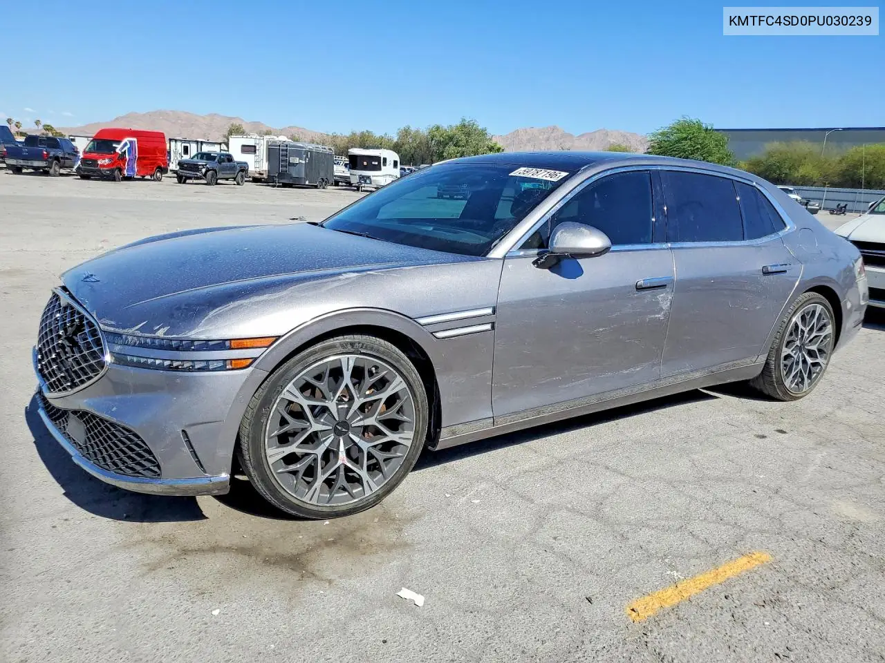 2023 Genesis G90 3.5T E-Supercharger VIN: KMTFC4SD0PU030239 Lot: 59787196