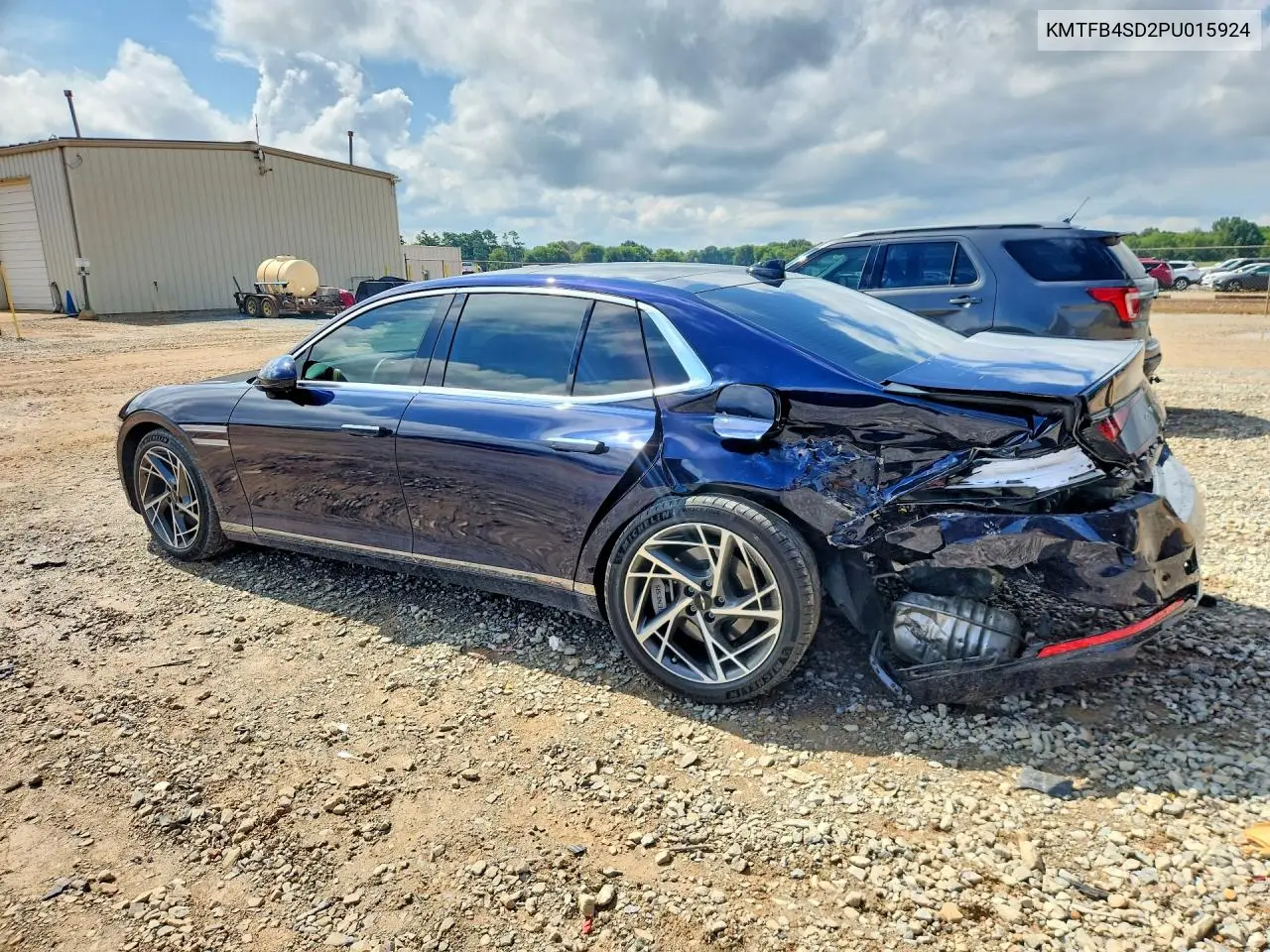 2023 Genesis G90 3.5T VIN: KMTFB4SD2PU015924 Lot: 61122856