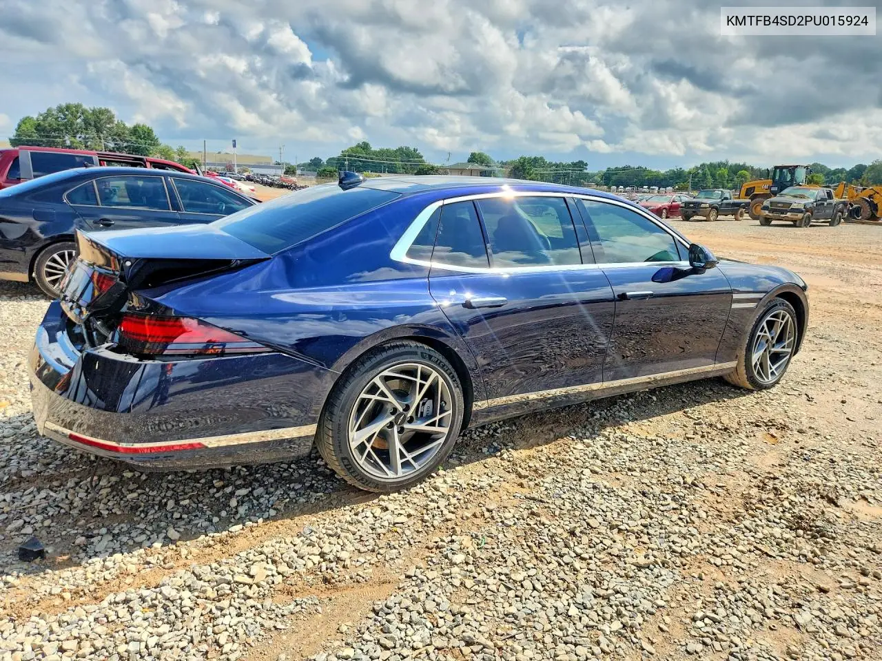 2023 Genesis G90 3.5T VIN: KMTFB4SD2PU015924 Lot: 61122856