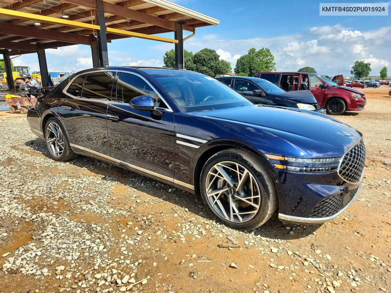 2023 Genesis G90 3.5T VIN: KMTFB4SD2PU015924 Lot: 61122856