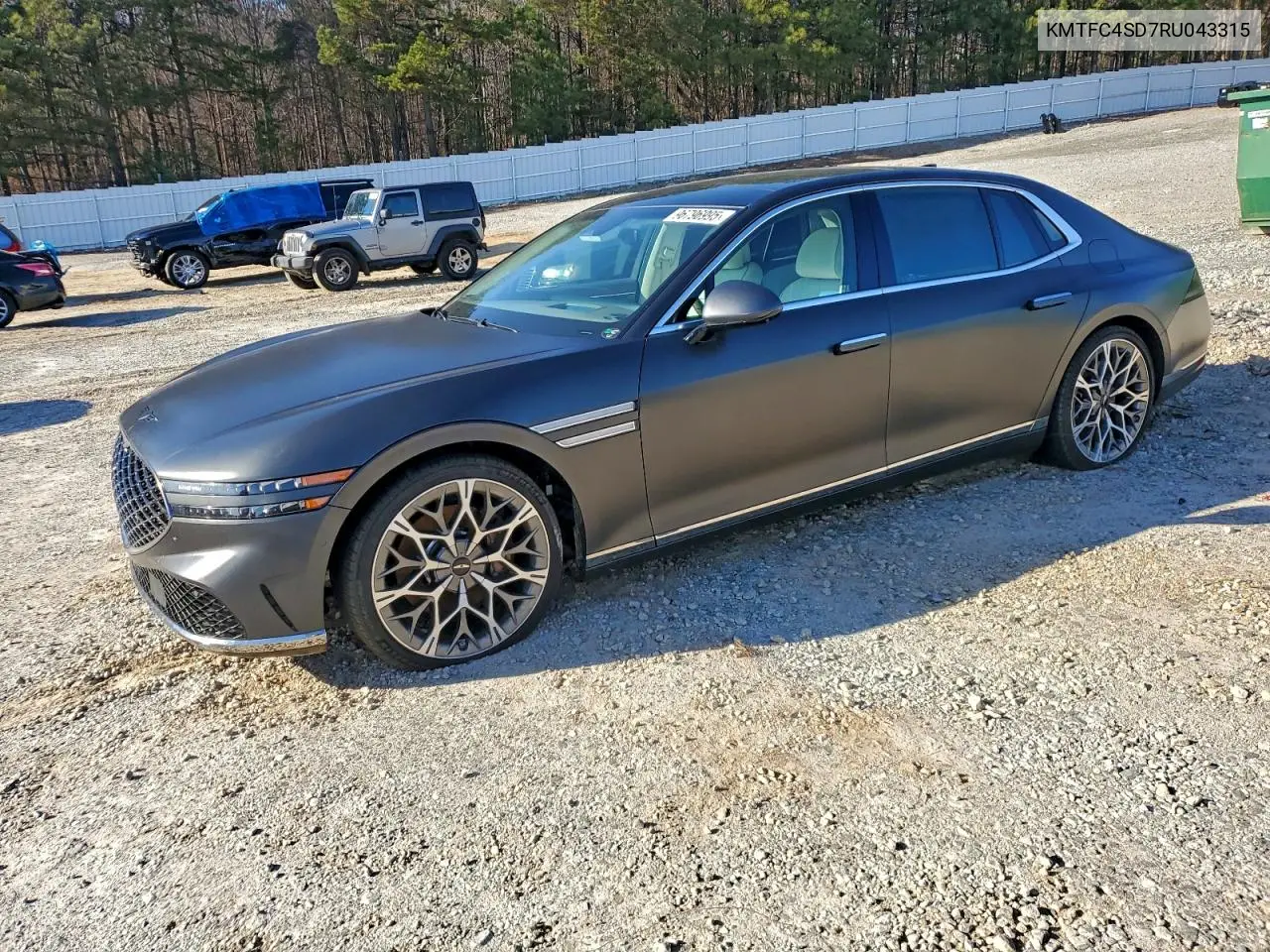 2024 Genesis G90 VIN: KMTFC4SD7RU043315 Lot: 96796995