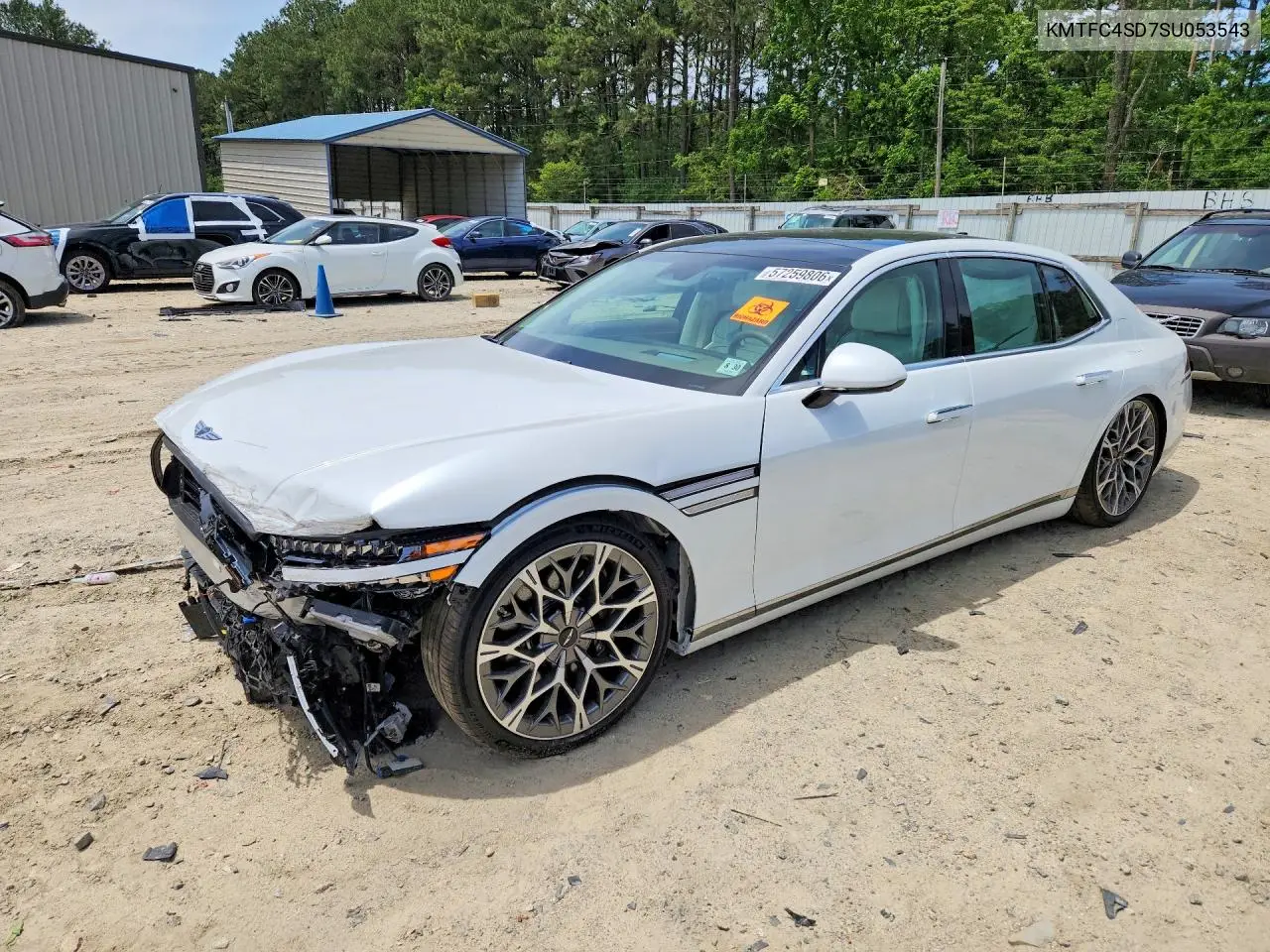 2025 Genesis G90 3.5T E-Supercharger VIN: KMTFC4SD7SU053543 Lot: 57259806