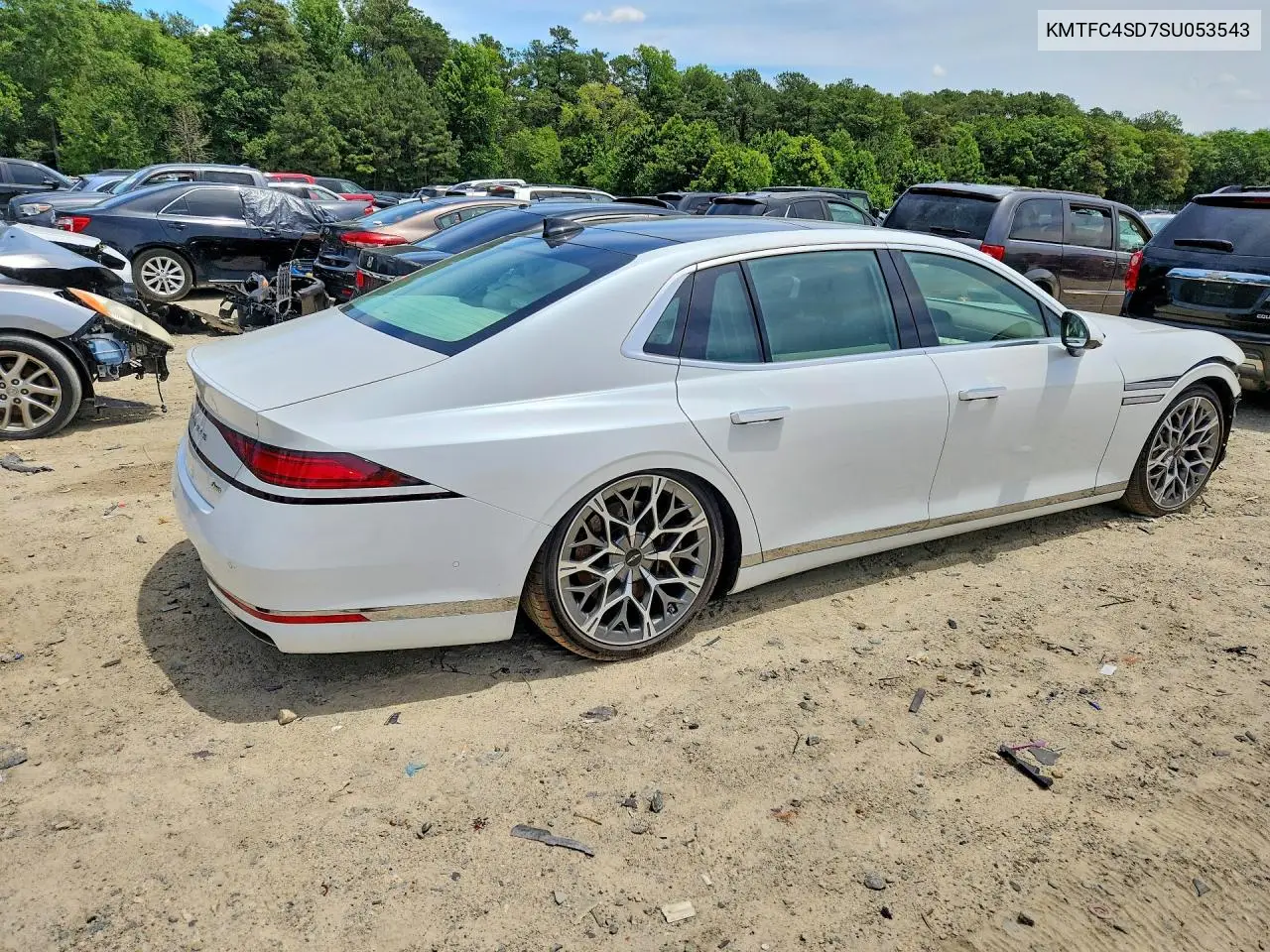2025 Genesis G90 3.5T E-Supercharger VIN: KMTFC4SD7SU053543 Lot: 57259806