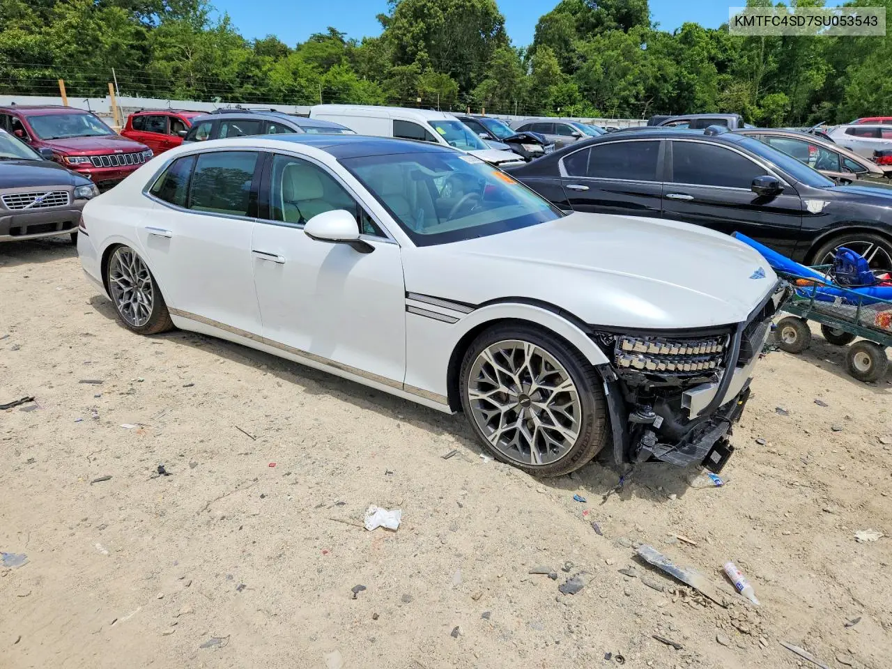 2025 Genesis G90 3.5T E-Supercharger VIN: KMTFC4SD7SU053543 Lot: 57259806