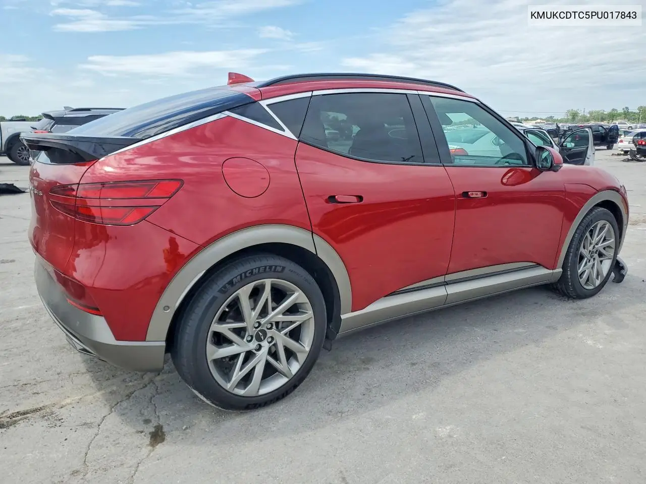 2023 Genesis Gv60 Advanced VIN: KMUKCDTC5PU017843 Lot: 52480106