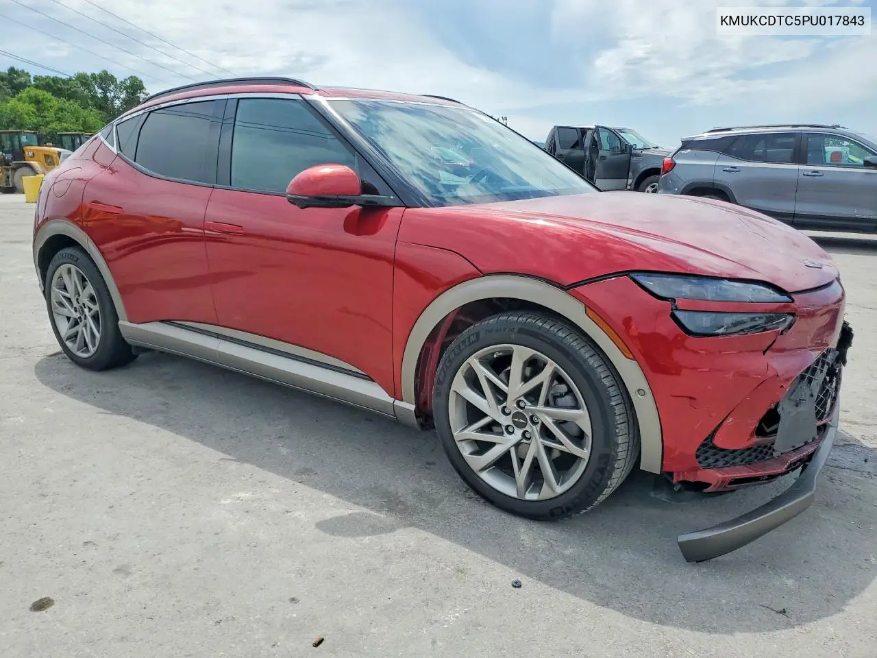 2023 Genesis Gv60 Advanced VIN: KMUKCDTC5PU017843 Lot: 52480106