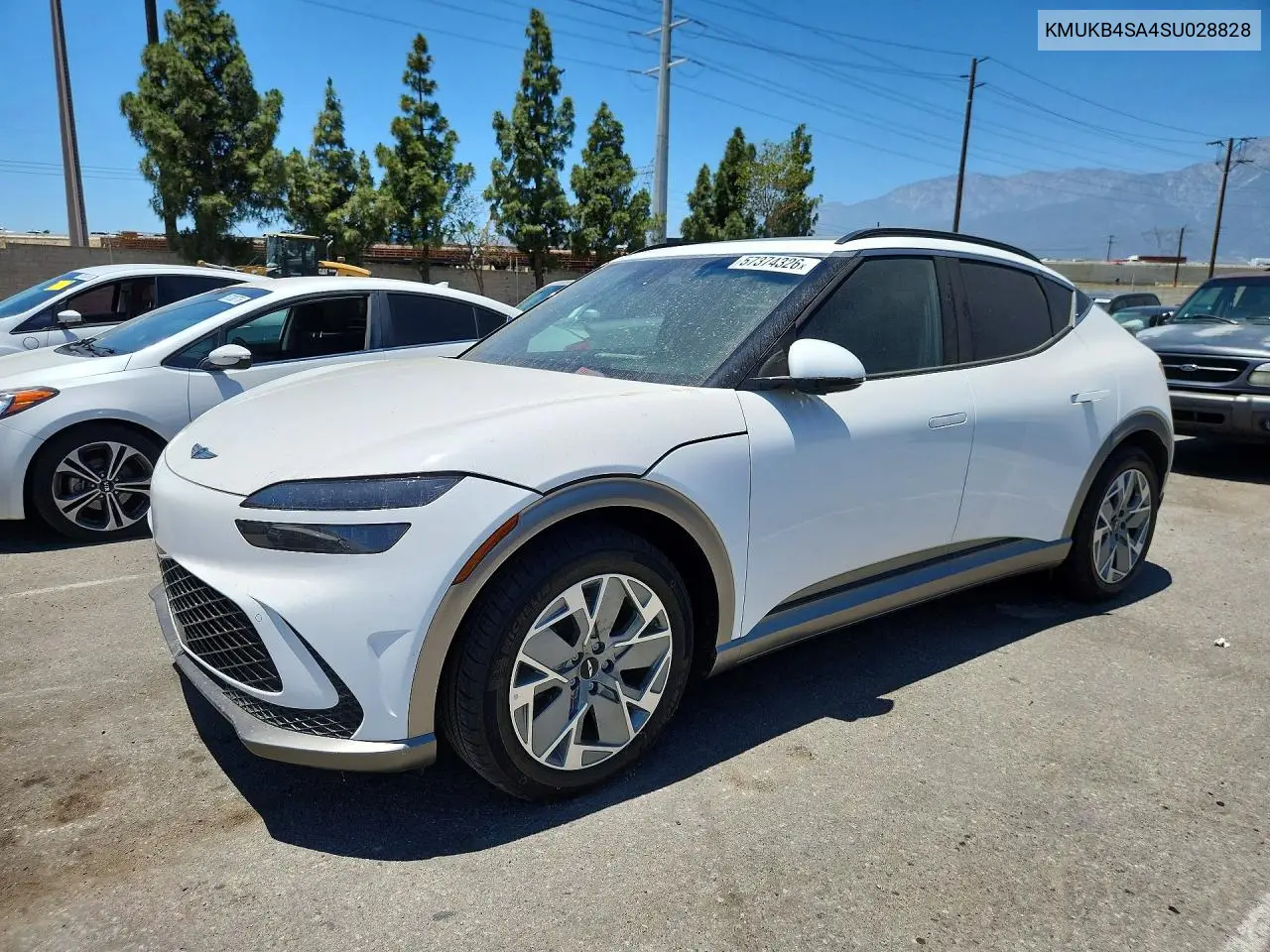 2025 Genesis Gv60 Standard VIN: KMUKB4SA4SU028828 Lot: 57374326