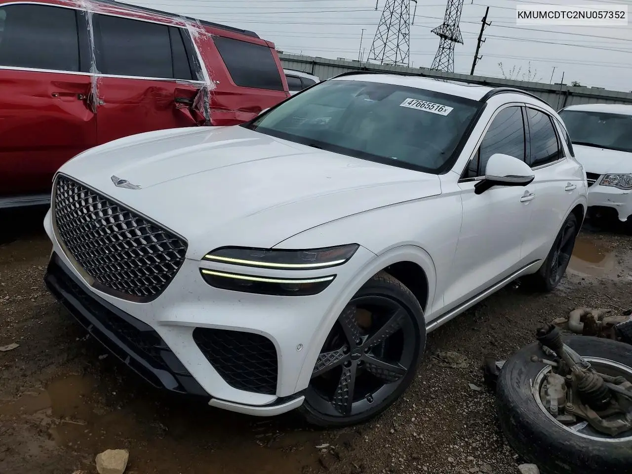2022 Genesis Gv70 3.5T Sport VIN: KMUMCDTC2NU057352 Lot: 47665516