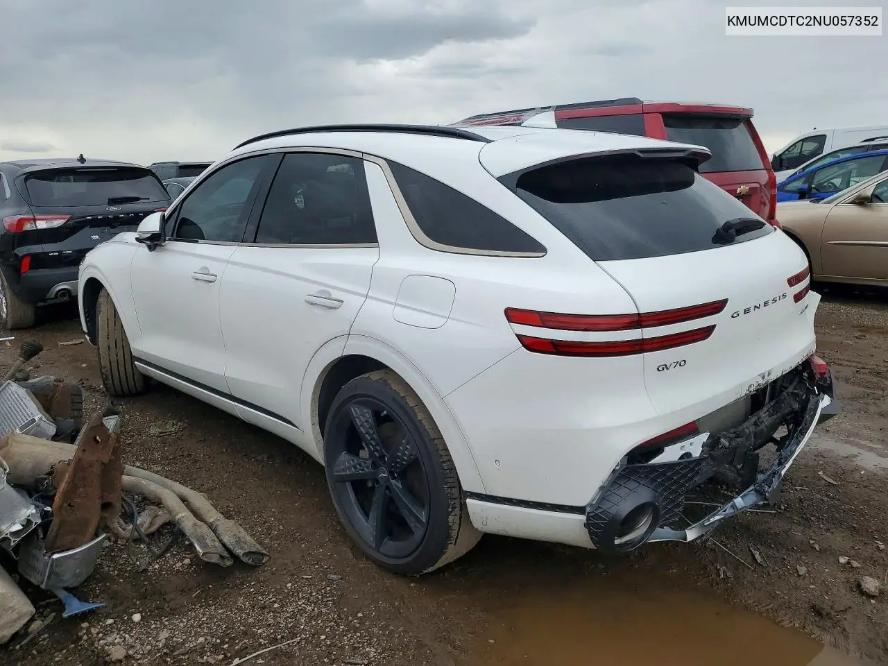 2022 Genesis Gv70 3.5T Sport VIN: KMUMCDTC2NU057352 Lot: 47665516