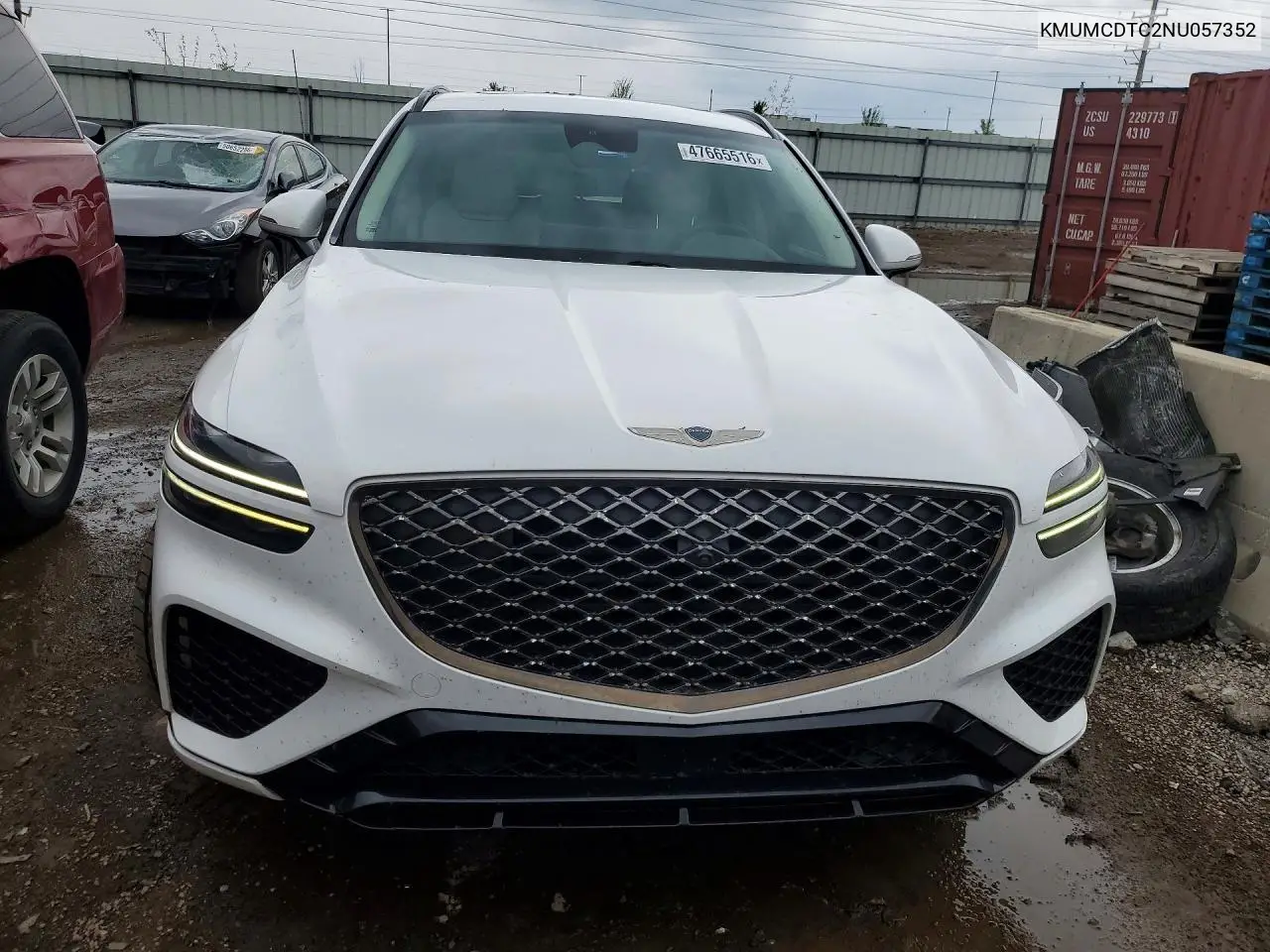 2022 Genesis Gv70 3.5T Sport VIN: KMUMCDTC2NU057352 Lot: 47665516