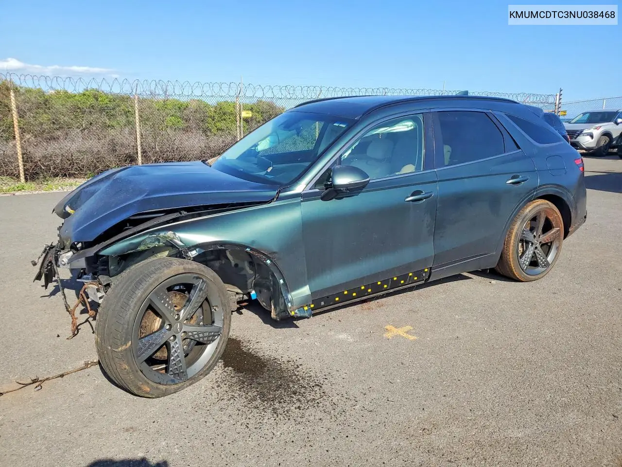 2022 Genesis Gv70 3.5T Sport VIN: KMUMCDTC3NU038468 Lot: 50853006