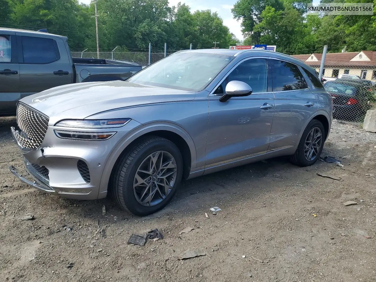 2022 Genesis Gv70 2.5T Standard VIN: KMUMADTB6NU051566 Lot: 52864956