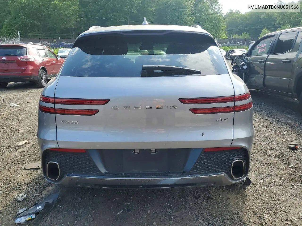 2022 Genesis Gv70 2.5T Standard VIN: KMUMADTB6NU051566 Lot: 52864956