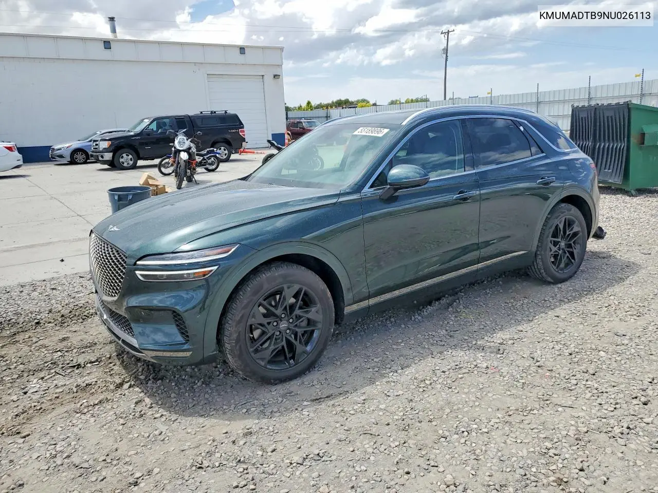 2022 Genesis Gv70 2.5T Standard VIN: KMUMADTB9NU026113 Lot: 55189896