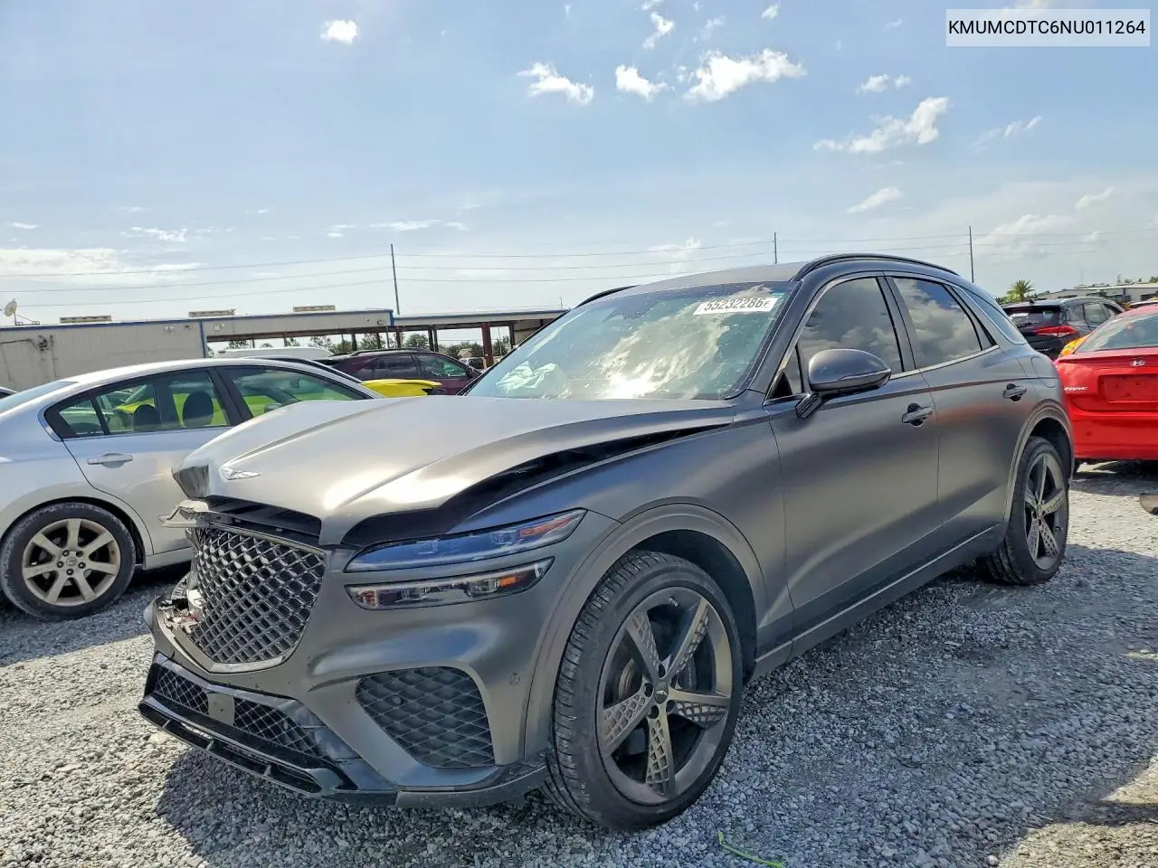 2022 Genesis Gv70 3.5T Sport VIN: KMUMCDTC6NU011264 Lot: 55232286