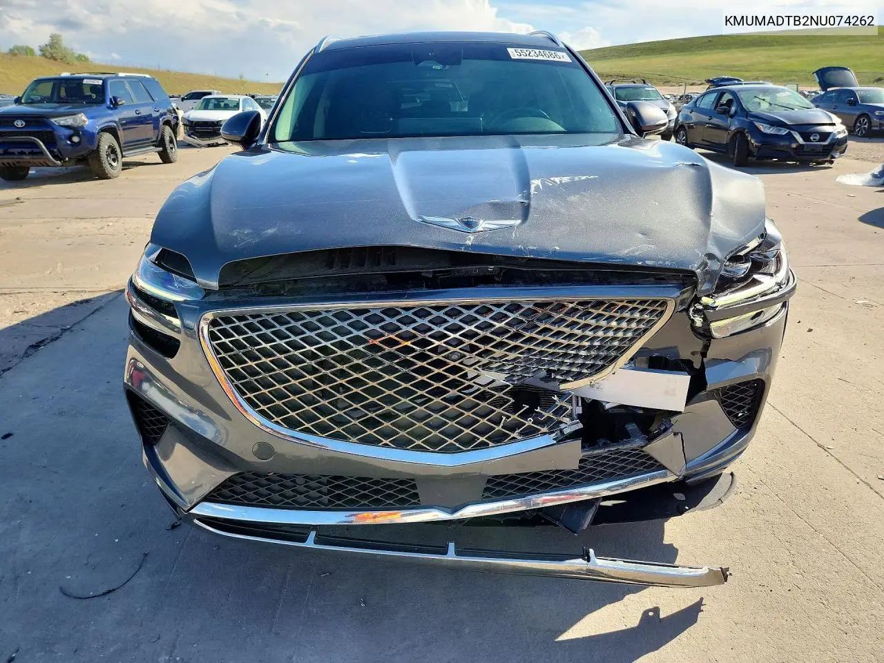2022 Genesis Gv70 2.5T Standard VIN: KMUMADTB2NU074262 Lot: 55234686