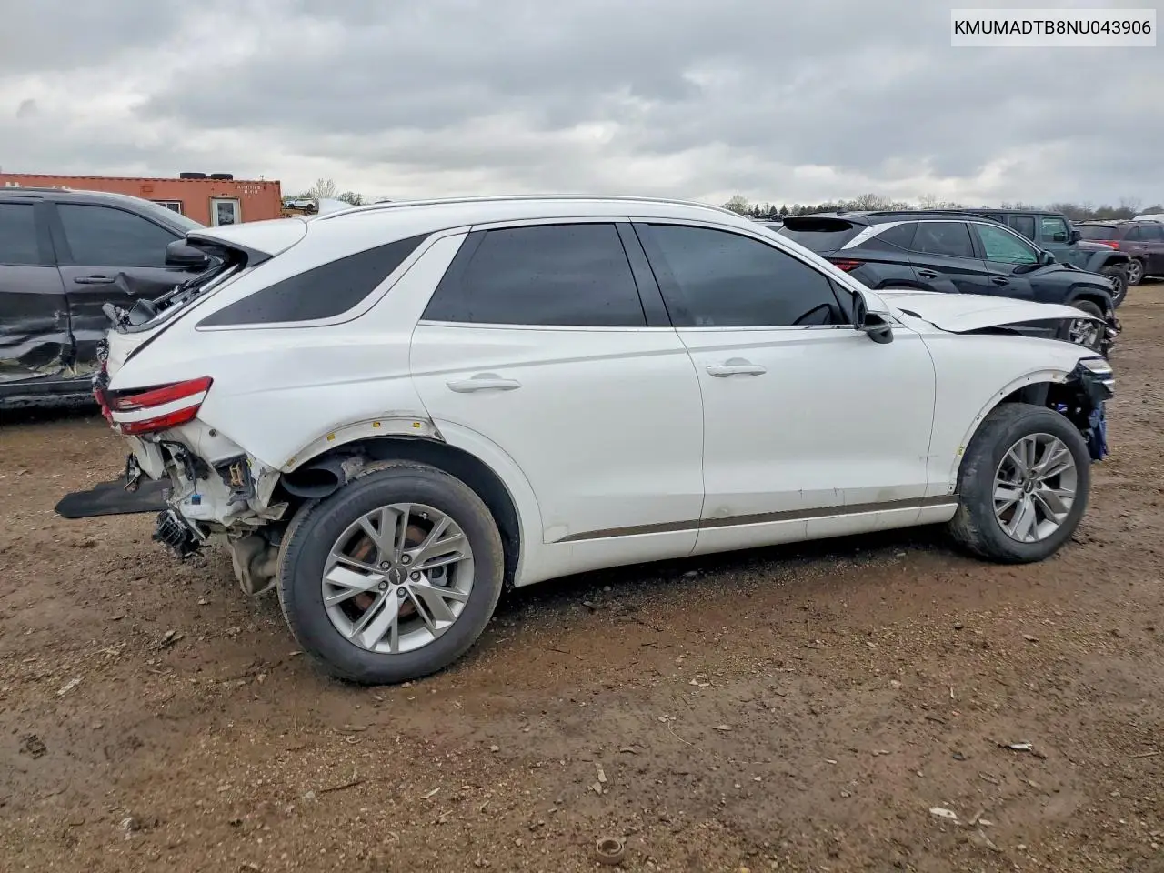 2022 Genesis Gv70 2.5T Standard VIN: KMUMADTB8NU043906 Lot: 56489896