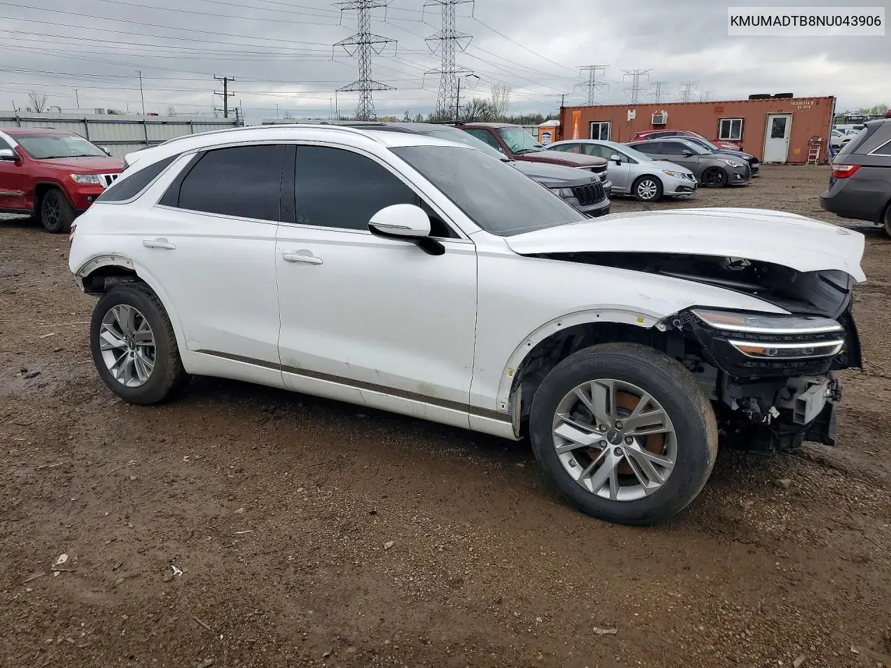 2022 Genesis Gv70 2.5T Standard VIN: KMUMADTB8NU043906 Lot: 56489896