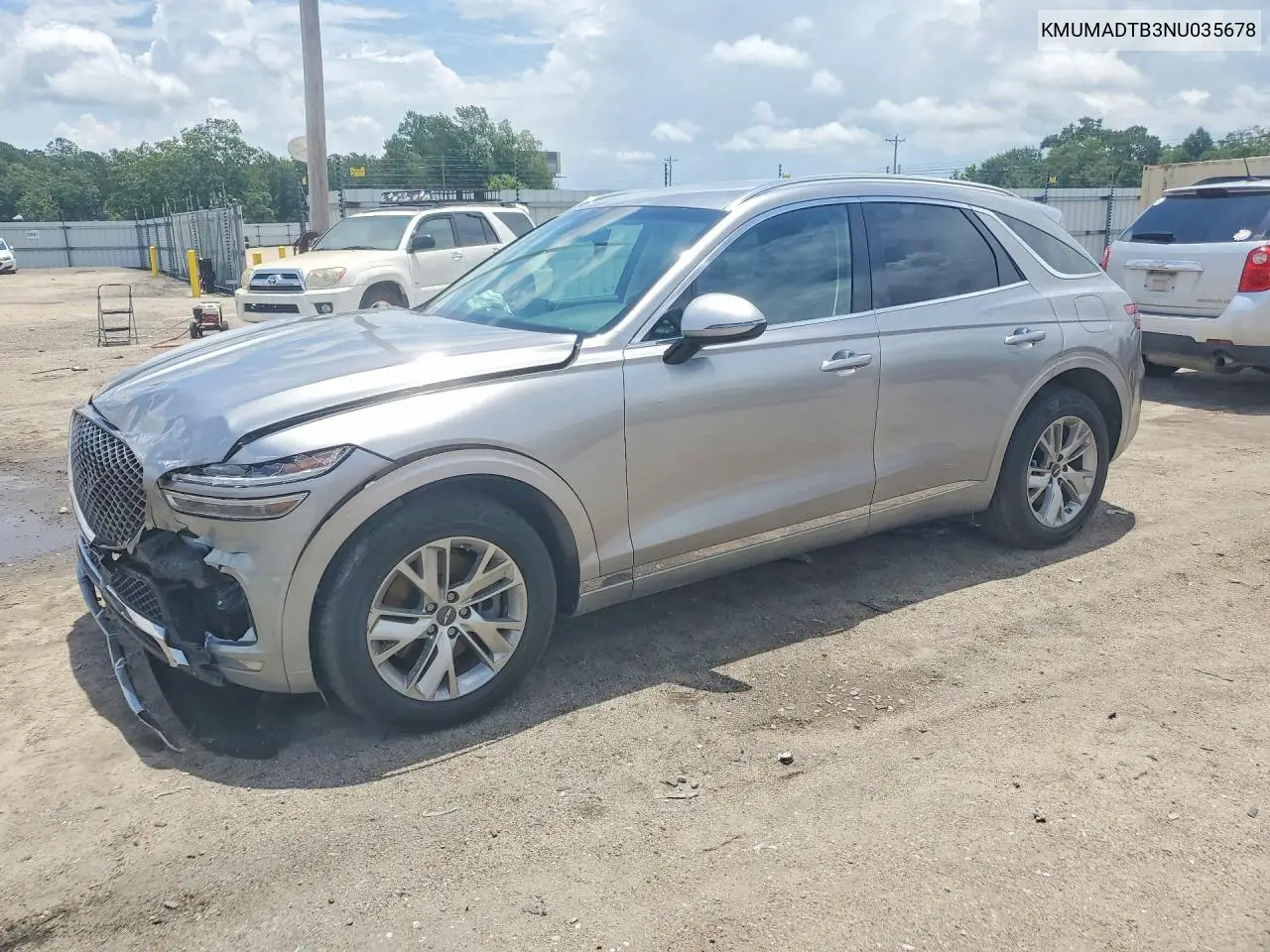 2022 Genesis Gv70 2.5T, 2.5T Select, 2.5T Advanced, 2.5T Sport Prestige VIN: KMUMADTB3NU035678 Lot: 56827876