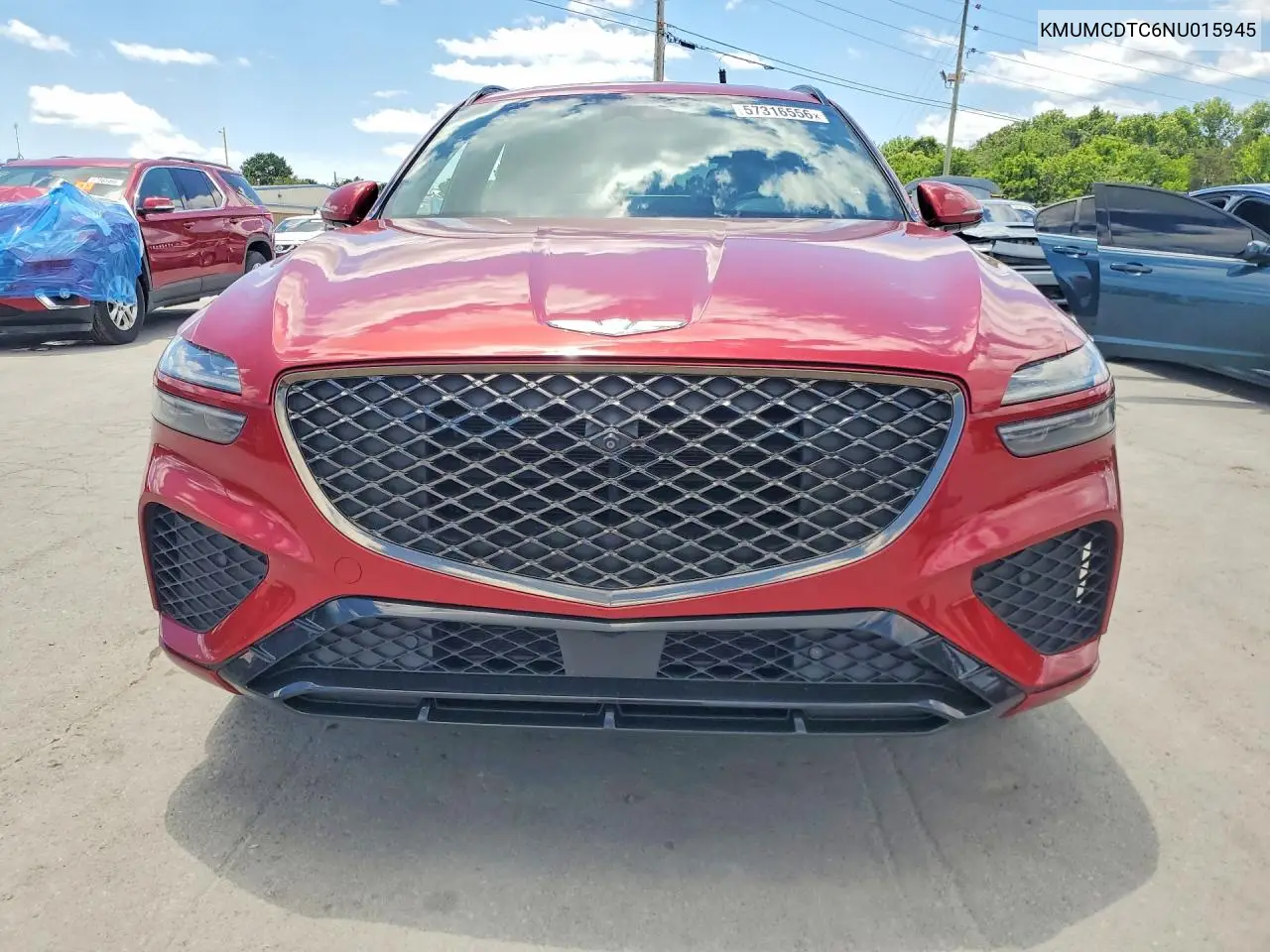2022 Genesis Gv70 VIN: KMUMCDTC6NU015945 Lot: 57316556