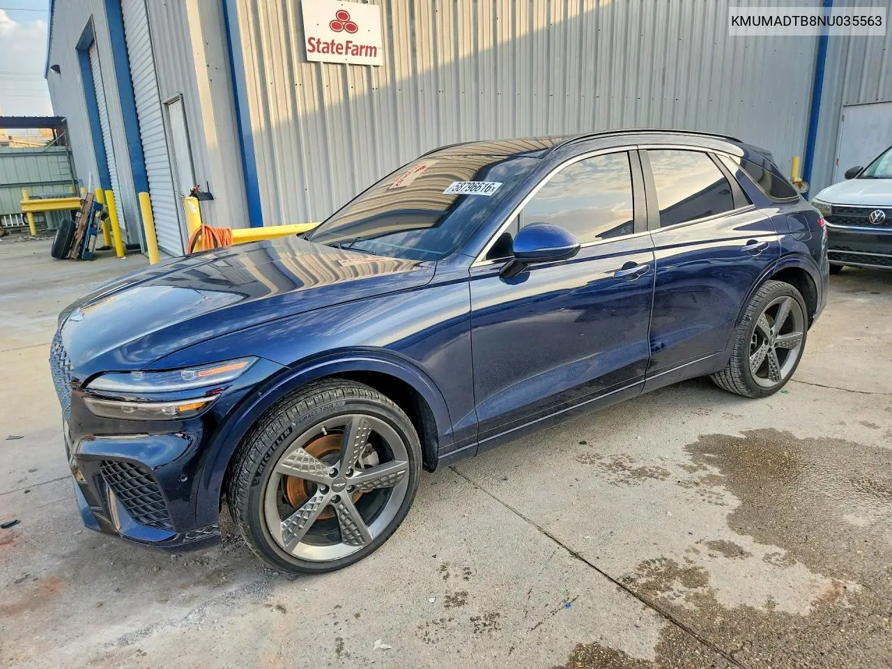 2022 Genesis Gv70 2.5T Standard VIN: KMUMADTB8NU035563 Lot: 58796616