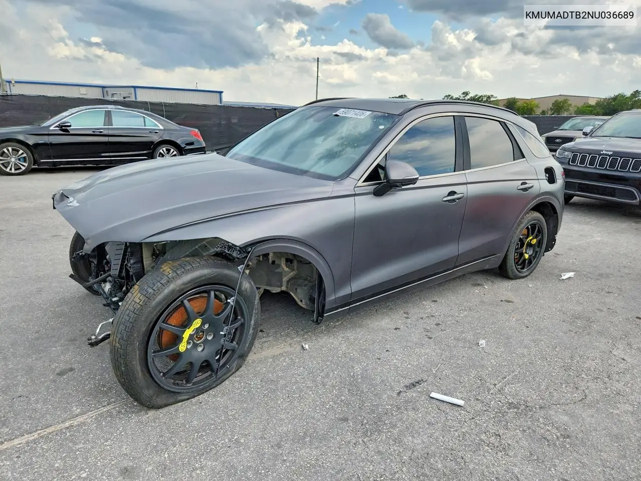 2022 Genesis Gv70 2.5T Standard VIN: KMUMADTB2NU036689 Lot: 59071406