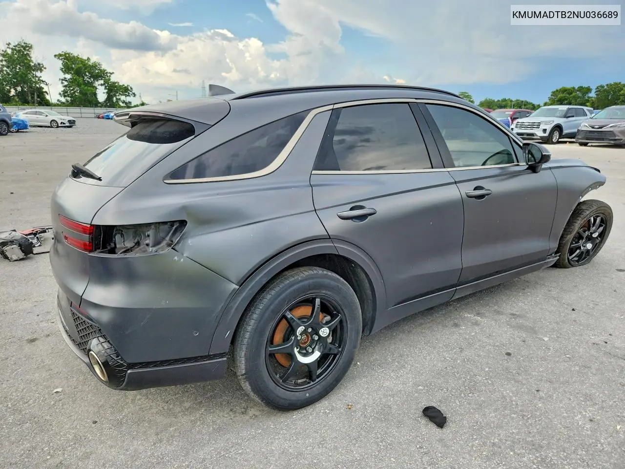 2022 Genesis Gv70 2.5T Standard VIN: KMUMADTB2NU036689 Lot: 59071406