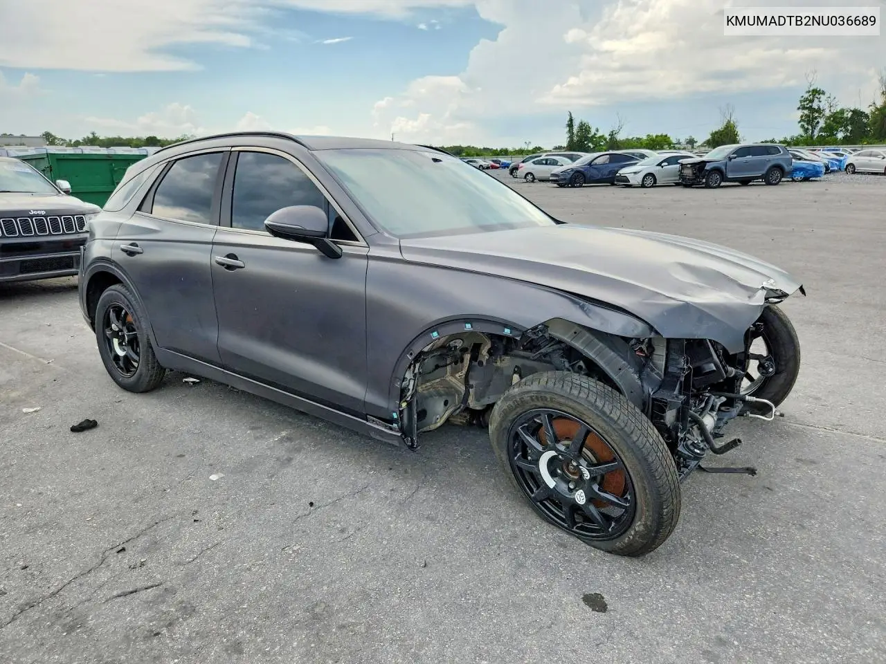 2022 Genesis Gv70 2.5T Standard VIN: KMUMADTB2NU036689 Lot: 59071406