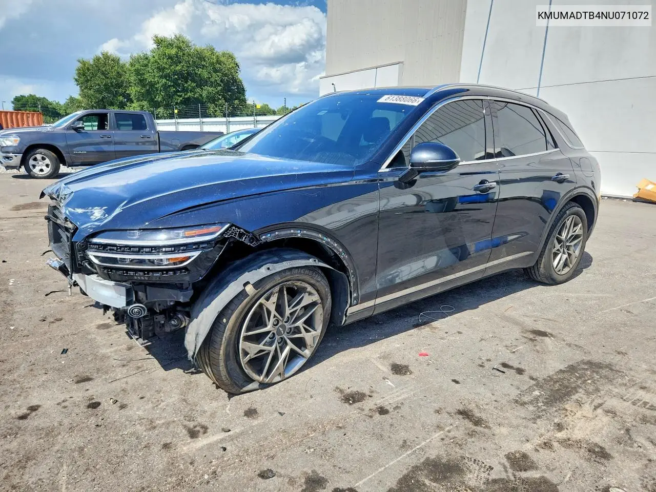 2022 Genesis Gv70 2.5T Standard VIN: KMUMADTB4NU071072 Lot: 61388066