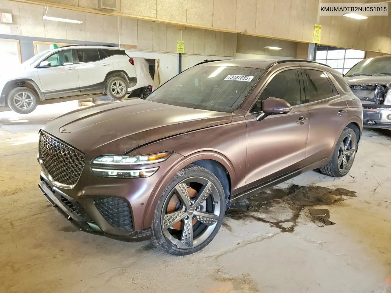 2022 Genesis Gv70 Base VIN: KMUMADTB2NU051015 Lot: 73487055