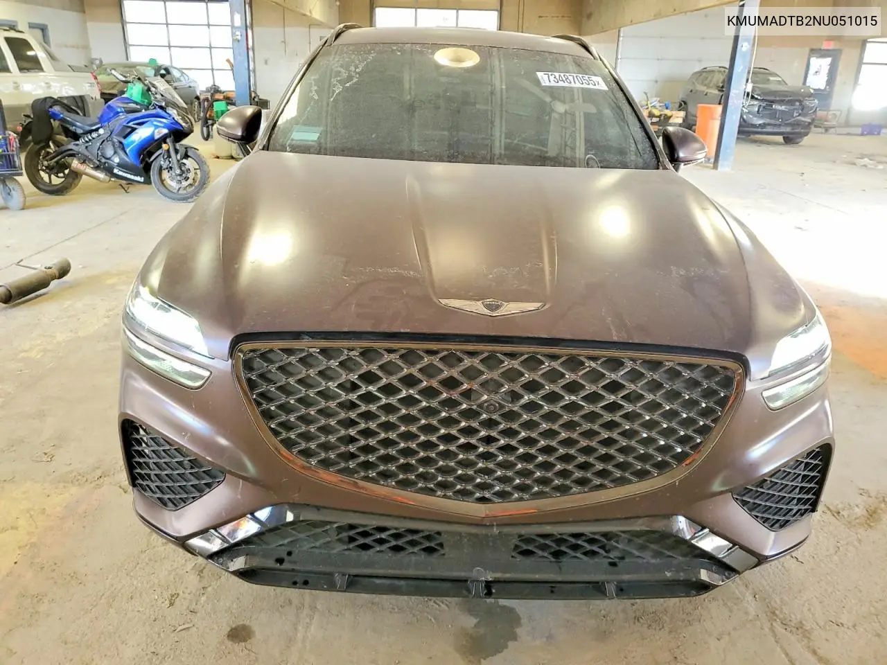 2022 Genesis Gv70 Base VIN: KMUMADTB2NU051015 Lot: 73487055