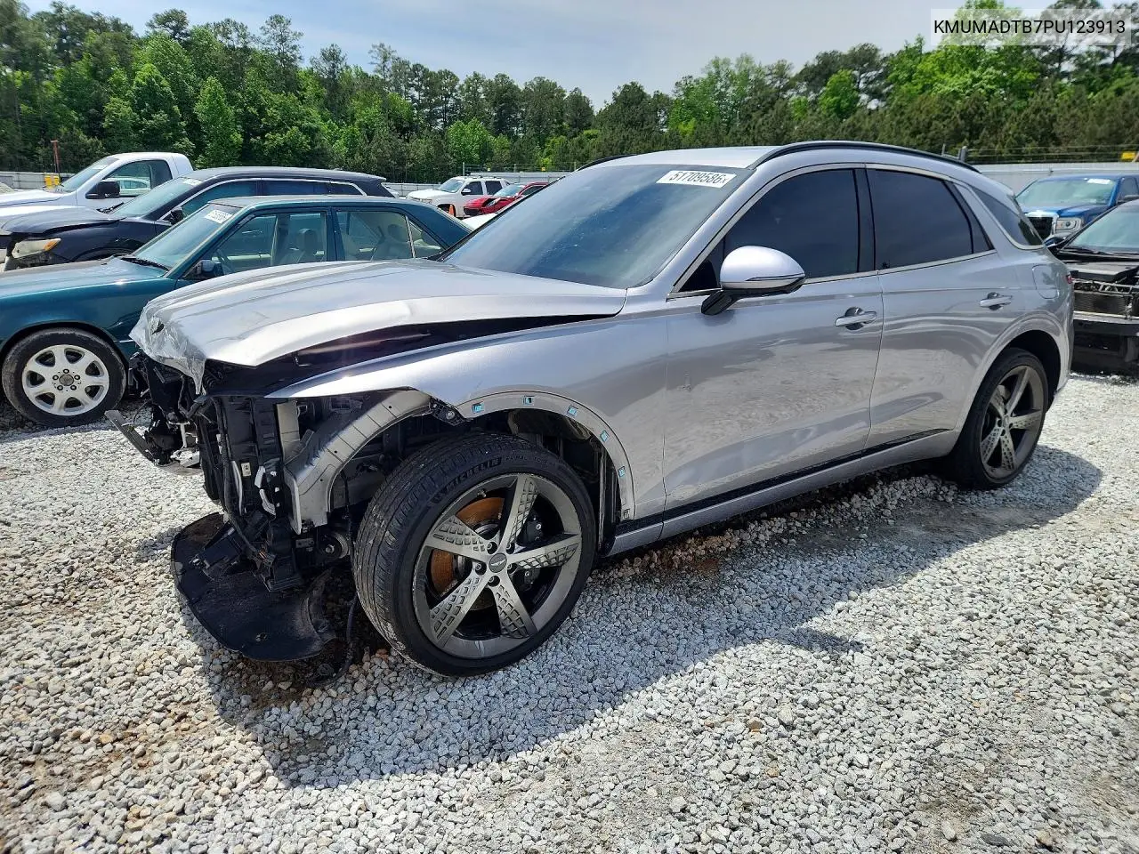 2023 Genesis Gv70 2.5T Standard VIN: KMUMADTB7PU123913 Lot: 51709586
