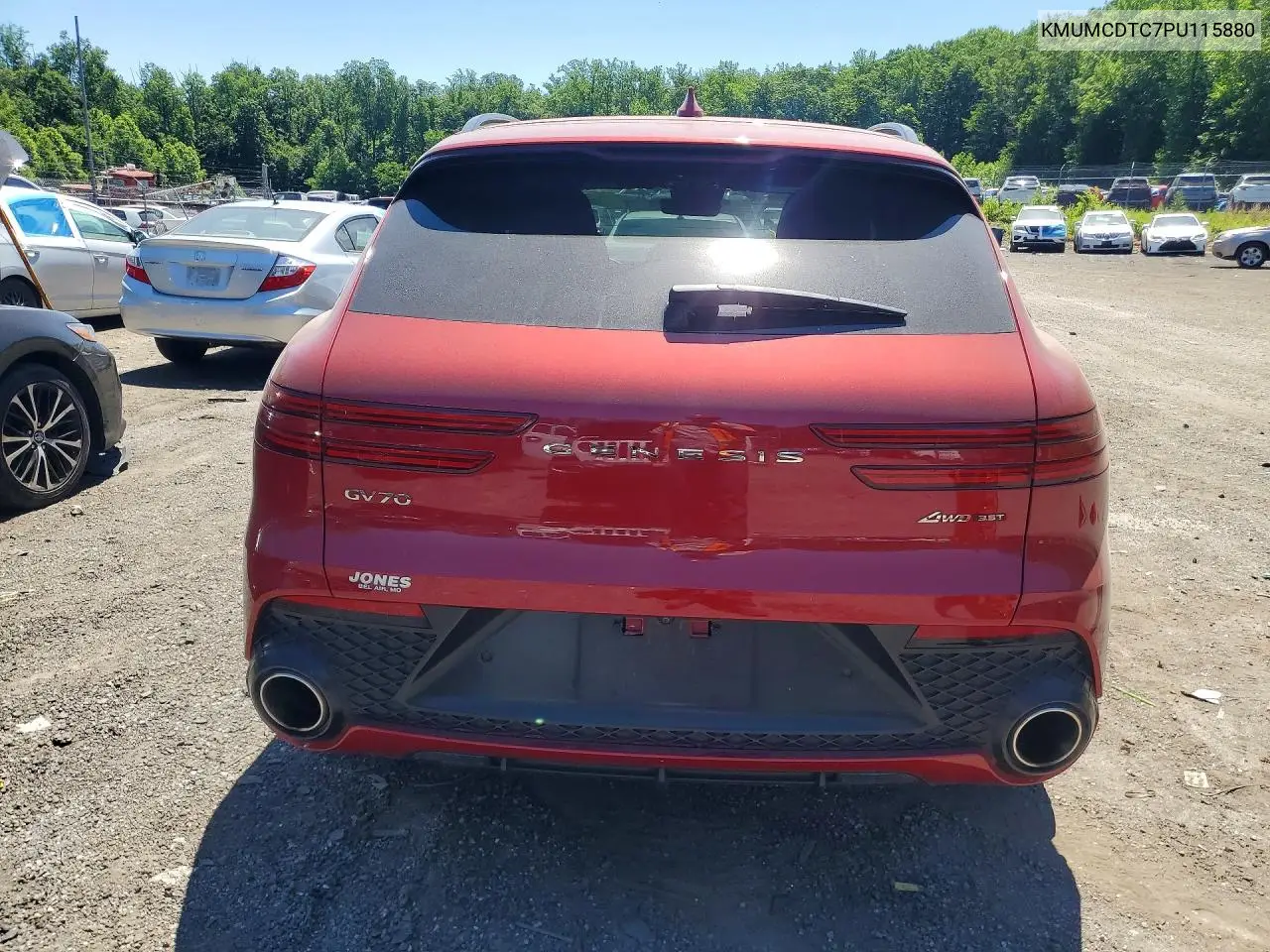 2023 Genesis Gv70 3.5T Sport VIN: KMUMCDTC7PU115880 Lot: 55165706