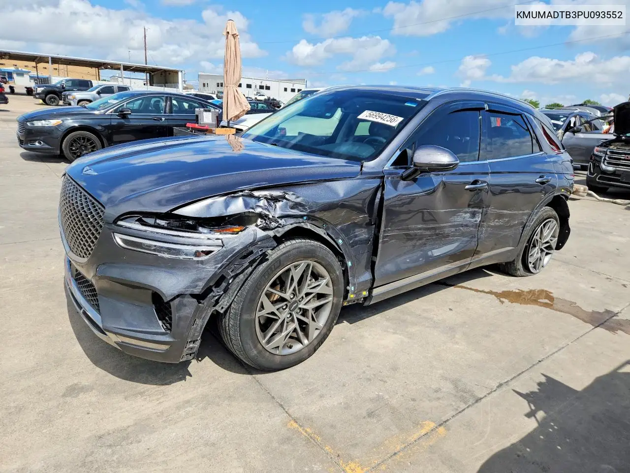 2023 Genesis Gv70 2.5T Standard VIN: KMUMADTB3PU093552 Lot: 56994256