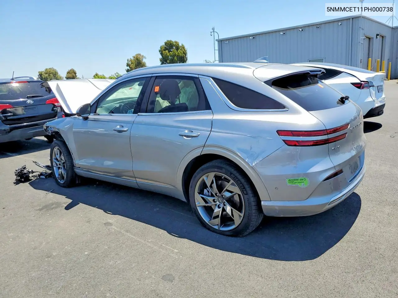 2023 Genesis Electrified Gv70 Base VIN: 5NMMCET11PH000738 Lot: 57074296
