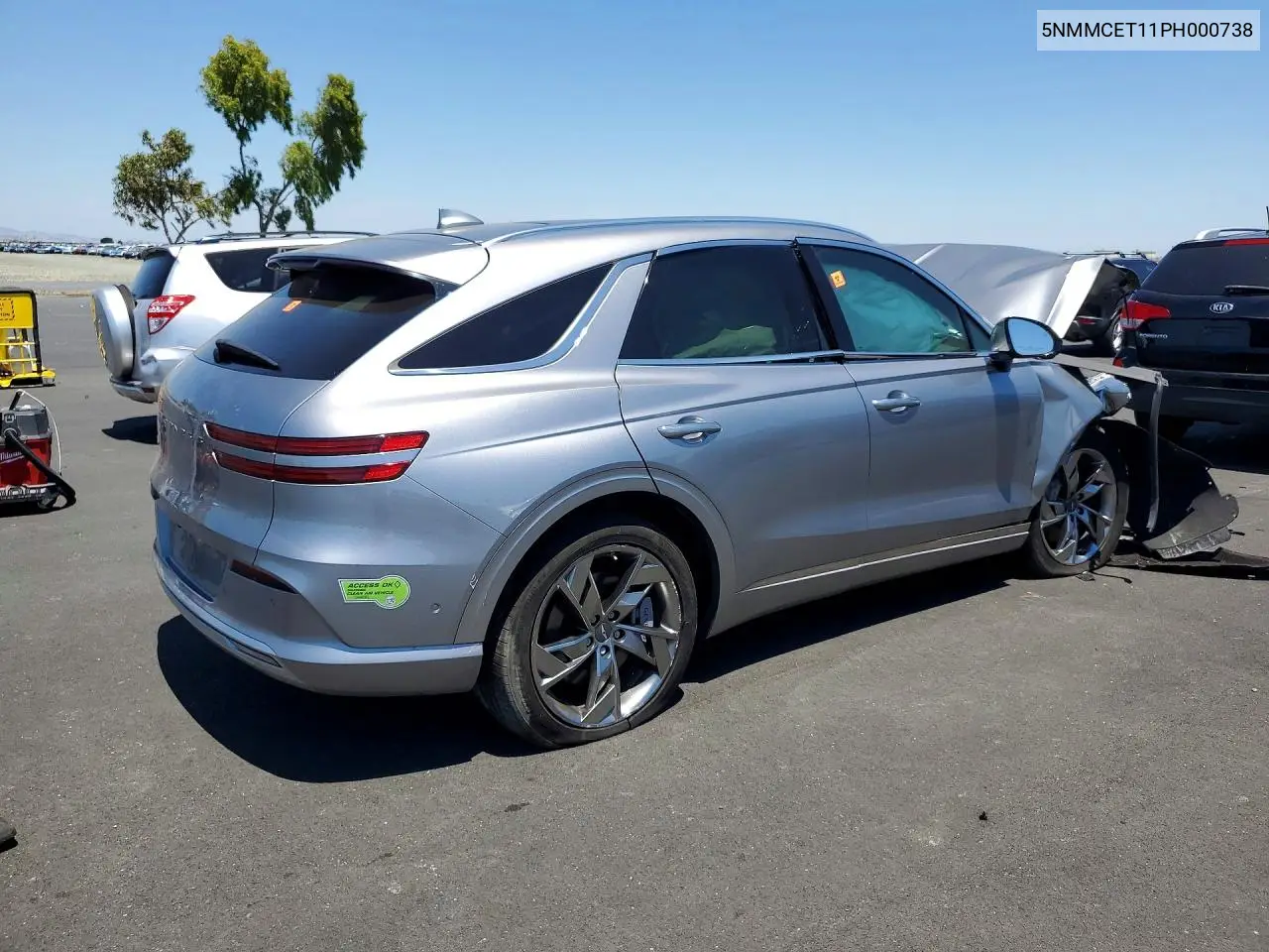 2023 Genesis Electrified Gv70 Base VIN: 5NMMCET11PH000738 Lot: 57074296